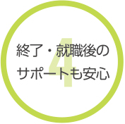 就労支援事業所ハンズオン京都の就労移行支援　終了・就職後のサポートも安心